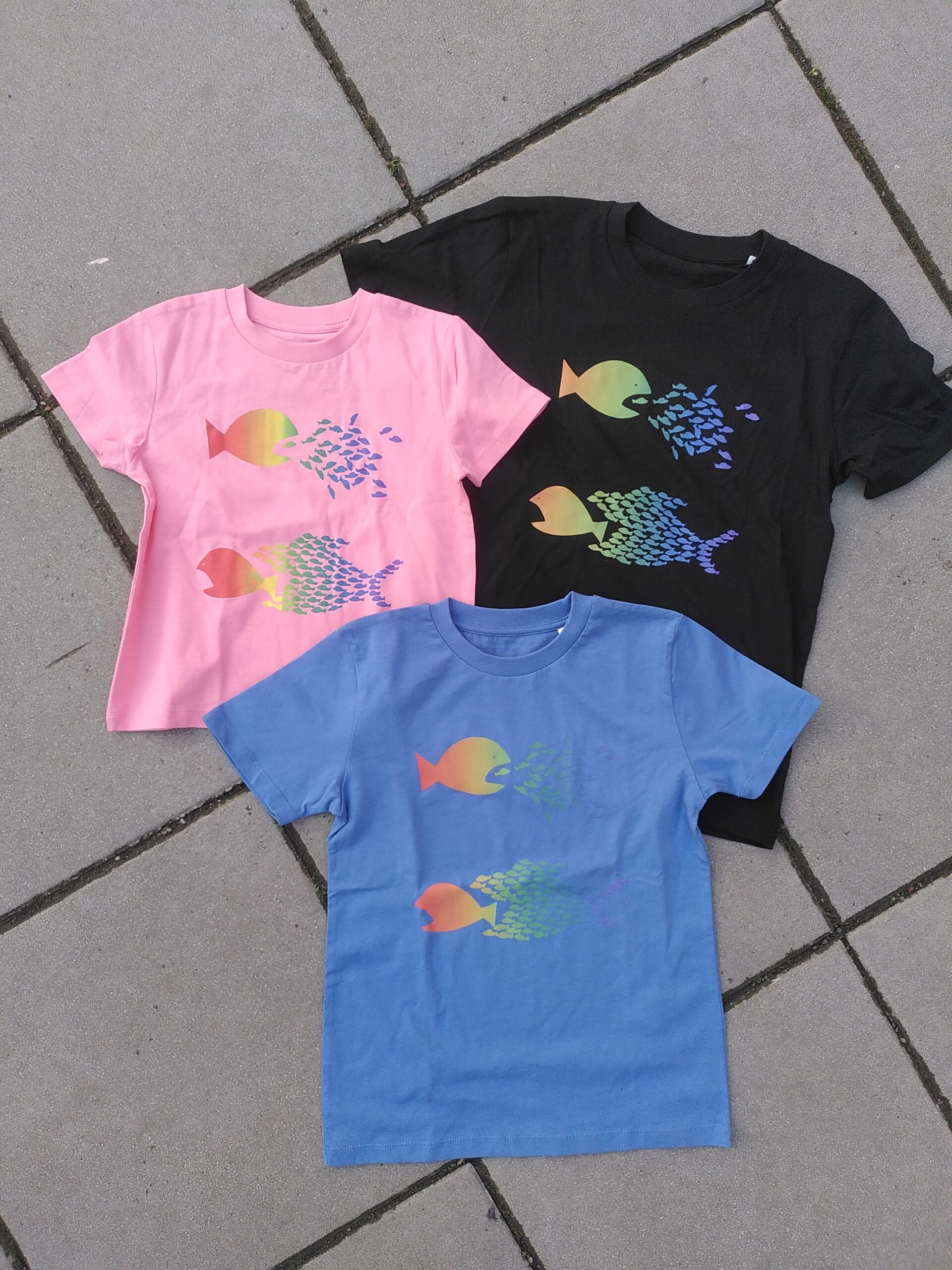 Kindershirts – Fische!